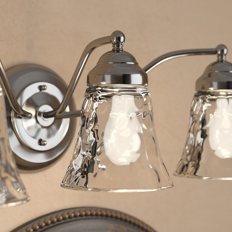 charlton home clear hammered 5 quot glass bell pendant shade wayfair light shades